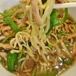 晴々飯店 - 裏メニューのリアル青椒肉絲麺　800円