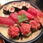 津岐鮨 - まぐろと鉄火巻
