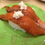 回転寿し トリトン - 【2015年09月】サーモン醤油漬け山わさび