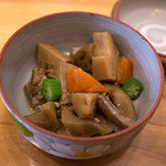 味処 銀の里 - 週替わりランチの温物。毎回楽しみなんです。