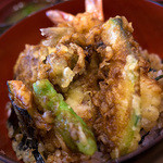 味処 銀の里 - こちらは関東風天丼。キリッとウマイ。