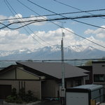 山の匠 - お店からみた　富良野岳