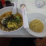 らーめん 竹 - 冷やしラーメンセット￥850