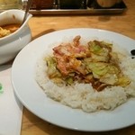 インド式 チャオカリー - ベーコンエッグカレー