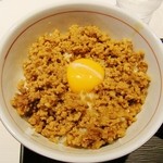 煮干し中華そば一燈 - '15.10 スタミナ鶏ひき肉丼