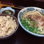 Udon yama - じゅーしぃセット(胚芽麺)