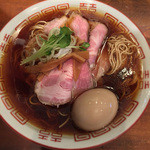 中華そば しば田 - 味玉チャーシュー中華そば（￥1,050）10/16/2015