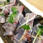 スエヒロ - 白身魚の昆布〆カルパッチョ風