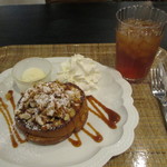 ナッツキャラメル、生クリーム、アイスクリーム、ドリンク　ランチパスポート岡山【Vol.7】