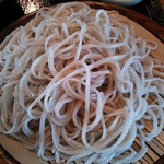 くいものや ラ・ネージュ - ざるそば･ミニヒレソースカツ丼セット￥1000（当時）のざるそば（H26.7.2撮影）