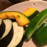 遊々亭 グルメ通り店 - 焼き野菜盛り