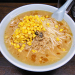 熊王ラーメン - みそ￥700＋コーン￥50 2015/10