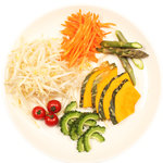 えびすジンギスカン 海月 - ジンギスカンの野菜セットは3種類から選択可能。①抗酸化②疲労回復③デトックス