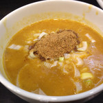 松壱家 - つけ汁に魚粉（2015/10）