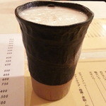 千寿庵 - 生ビールは一番搾り450円