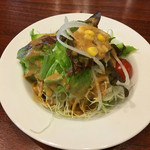 盛盛亭 - ランチ付け合わせサラダ
