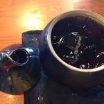 Morino Chaya - 変わった器にアイスコーヒーが入っています