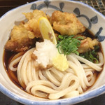 たけうちうどん店 - とり天ぶっかけ