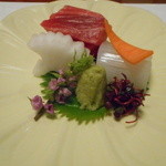 太田なわのれん - 花　　お造り二種