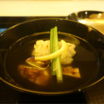 もめん - 鱧、松茸の椀物