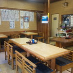 朝日屋 - 街の蕎麦屋然とした店内！