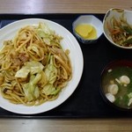 天将 - ホルモンうどん800円