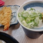うどんのいなや - えび天と冷やしのつゆ