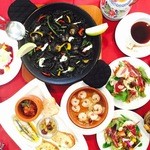スペイン料理店 エステーリャ - パエリアランチ