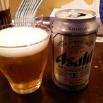 らーめん そよ風 - 缶ビール