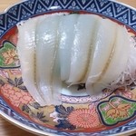 まぐろや - キスの昆布〆♪360円  初めて食べました。