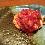 ユッケのブルスケッタ