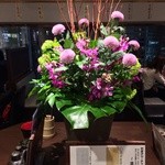 Chanko Tamakairiki - 大テーブルの花