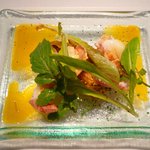 NARISAWA - 海からの贈り物(小田原漁港から活ラングスティーヌ)