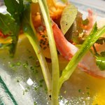 NARISAWA - 海からの贈り物(小田原漁港から活ラングスティーヌ)