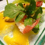 NARISAWA - 海からの贈り物(小田原漁港から活ラングスティーヌ)