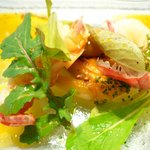 NARISAWA - 海からの贈り物(小田原漁港から活ラングスティーヌ)