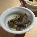 銀座うち山 - 蕨のお浸し