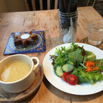 アメリエケイ - ランチスープとサラダ