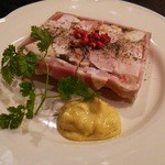 あるびぃ - 自家製塩漬け豚とピクルスのヘルシーテリーヌ　620円