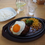 洋食屋 月の森 - 国産牛100%ハンバーグステーキ \1,382-