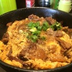 えびすや - すじ玉丼、なんと480円です(2015.10.17)