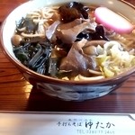 ゆたか食堂 - きのこそば