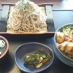 蕎膳 - ランチ（ソースカツ丼＆そば）