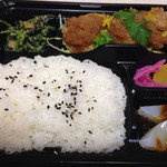 カフェスマイル - 日替わり弁当¥450（おろし竜田）