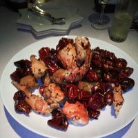 ワキヤ 一笑美茶樓 - 活けオマール海老と手羽先の海老味噌風味ヒーヒーアーヒー