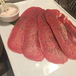 焼肉専科 肉の切り方 集会所 - タン