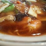 六文亭 - 辛し五目ラーメン  アップ