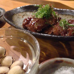 長崎食堂 - 銀杏と牛ハラミタレ焼き