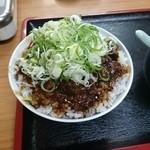 やっぱりラーメン黒野 - どてめしセットのどてめし大盛アップ