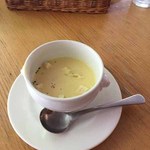 レストラン アルブル - コーンスープ